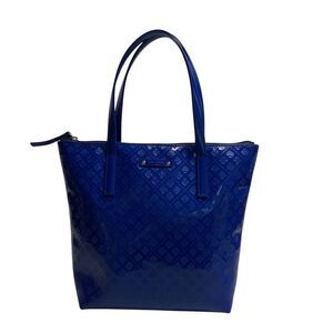 Kate Spade New York Blue  Spade Embossed Tote‎ Bag SEE DESCRIPTION